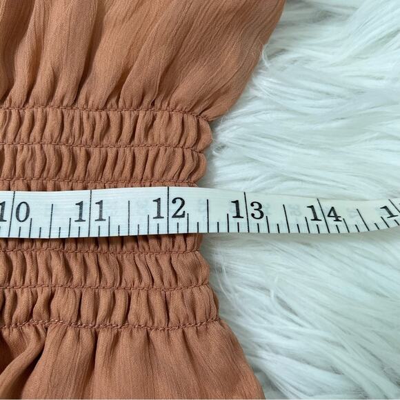 HYFVE Women's Clay Colored Boho Long Sleeve Blouse - Picture 8 of 9